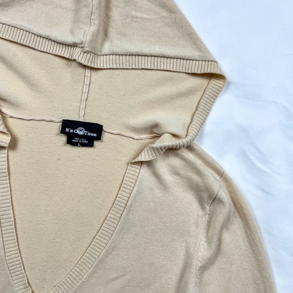 Y2K It’s Our Time Knit Hoodie Top - Picture 4 of 7